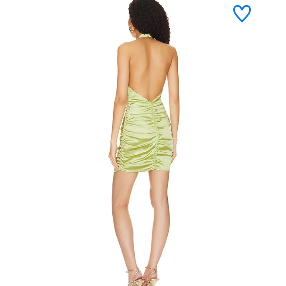 brooke drape halter dress - Picture 2 of 8